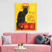 Le Chat Noir de Black Cat Art  Canvas Afdruk (Insitu (Woonkamer))