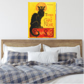 Le Chat Noir de Black Cat Art  Canvas Afdruk (Insitu (Slaapkamer))
