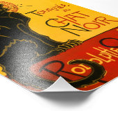 Le Chat Noir de Black Cat Art Foto Afdruk (Hoek)