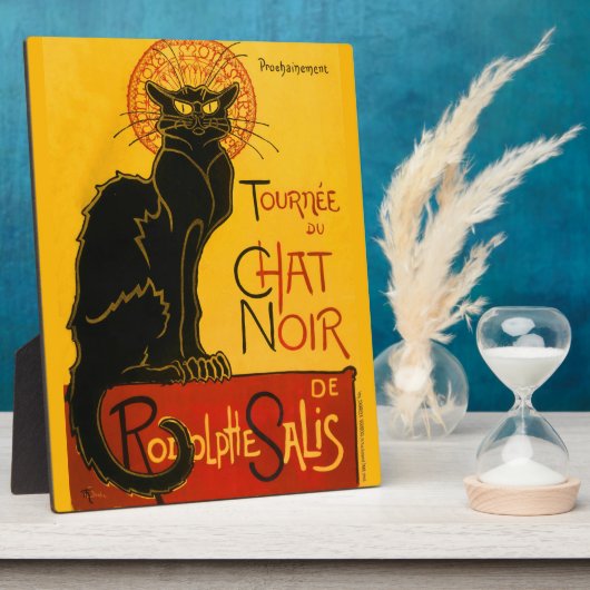 Le Chat Noir de Black Cat Art Fotoplaat (Zijkant)