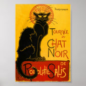 Le Chat Noir de Black Cat Art Poster (Voorkant)