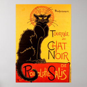 Le Chat Noir de Black Cat Art  Poster