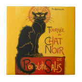 Le Chat Noir de Black Cat Art  Tegeltje (Voorkant)