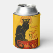 Le Chat Noir de zwarte kat Blikjeskoeler (Blikje Voorkant)