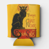 Le Chat Noir de zwarte kat Blikjeskoeler (Achterkant)