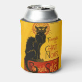 Le Chat Noir de zwarte kat Blikjeskoeler (Blikje Achterkant)