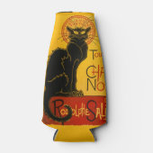 Le Chat Noir de zwarte kat Flesjeskoeler (Voorkant)