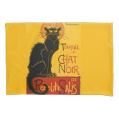 Le Chat Noir de zwarte kat Kussensloop (Voorkant)
