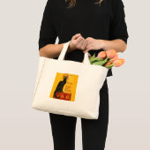 Le Chat Noir de zwarte kat Mini Tote Bag (Voorkant (product))