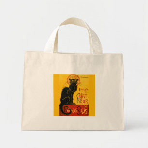 Le Chat Noir de zwarte kat Mini Tote Bag