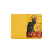 Le Chat Noir de zwarte kat Pocket Moleskine Notitieboekje (Geopend)