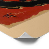 Le Chat Noir - de zwarte kat Poster (Hoek)