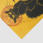 Le Chat Noir de zwarte kat Tissuepapier (Detail)