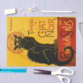 Le Chat Noir de zwarte kat Tissuepapier (Craft)