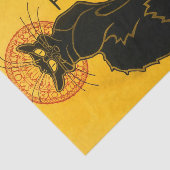Le Chat Noir de zwarte kat Tissuepapier (Detail)