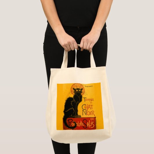 Le Chat Noir de zwarte kat Tote Bag (Voorkant (product))