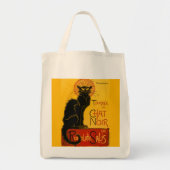 Le Chat Noir de zwarte kat Tote Bag (Voorkant)