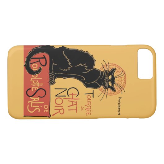 Le Chat Noir door Steinlen Case-Mate iPhone Case (Achterkant (Horizontaal))