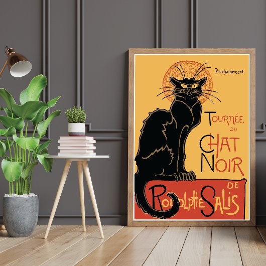 Le Chat Noir door Steinlen Poster