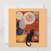 Le Chat Noir en Hilma ap Klint, Kaart (Voorkant)