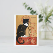 Le Chat Noir et Blanc Briefkaart (Staand voorkant)