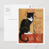 Le Chat Noir et Blanc Briefkaart (Voorkant / Achterkant)