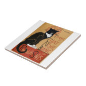 Le Chat Noir et Blanc Tegeltje (Zijkant)