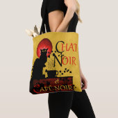 Le Chat Noir et Café Noir Koffie Tote Bag (Dichtbij)