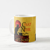 Le Chat Noir et Café Noir Koffiemok (Voorkant links)