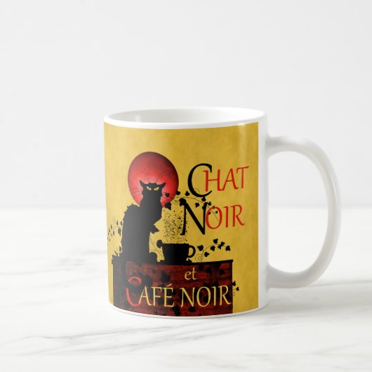 Le Chat Noir et Café Noir Koffiemok (Rechts)