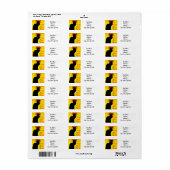 Le Chat Noir  Etiket (Full Sheet)