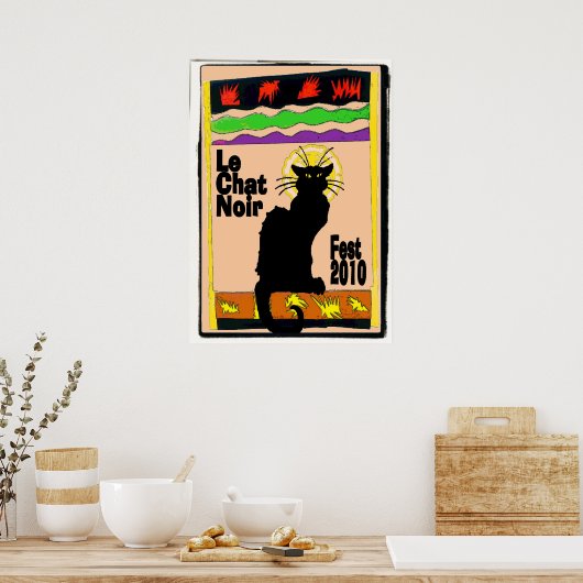 Le Chat Noir Fest 2010 Poster (Keuken)