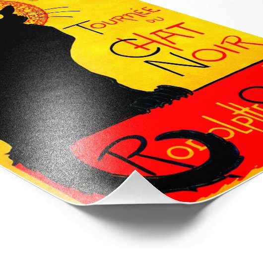 Le Chat Noir  Foto Afdruk (Hoek)