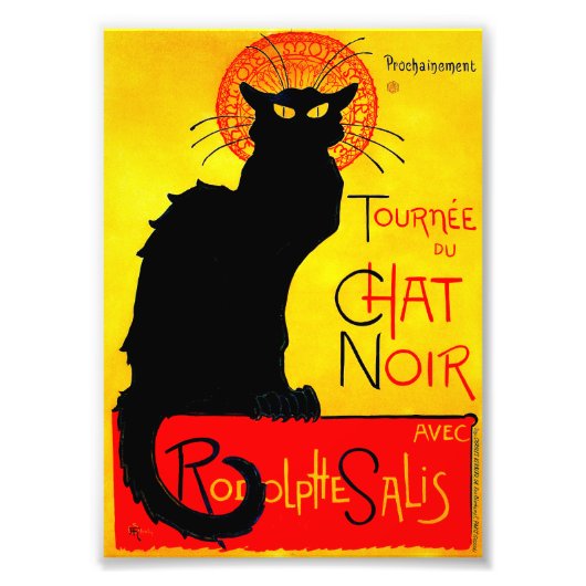 Le Chat Noir  Foto Afdruk (Voorkant)
