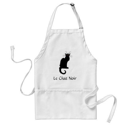 Le Chat Noir France Apron Standaard Schort (Voorkant)