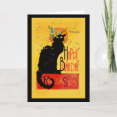 Le Chat Noir Gelukkige Verjaardag Kaart (Voorkant)
