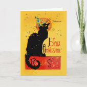 Le Chat Noir Gelukkige Verjaardag Kaart (Voorkant)