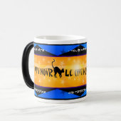 Le Chat Noir (gepersonaliseerde magische Mok) Magische Mok (Voorkant links)