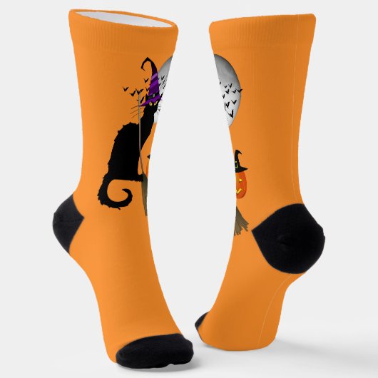 Le Chat Noir Halloween Heks Sokken (Gebogen)