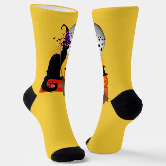 Le Chat Noir Halloween Heks Sokken (Gebogen)