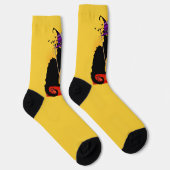 Le Chat Noir Halloween Heks Sokken (Rechts)