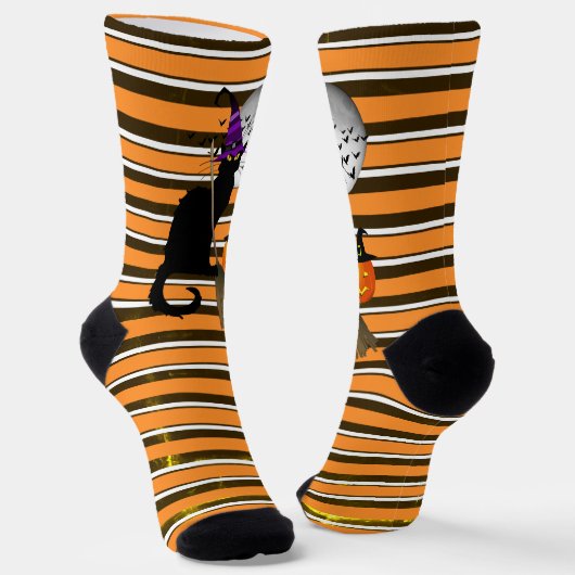 Le Chat Noir Halloween Heks Sokken (Gebogen)