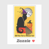 Le Chat Noir Halloween Heks Sticker (Vel)