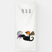 Le Chat Noir - Halloween Witch Cat Spandoek (Verticaal)