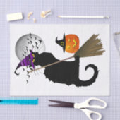 Le Chat Noir - Halloween Witch Cat Tissuepapier (Craft)