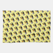 Le Chat Noir Halloween Witch Theedoek (Horizontaal)