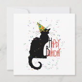 Le Chat Noir - HAPPY BIRTHDAY! Kaart (Voorkant)