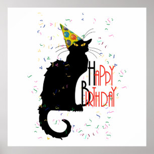Le Chat Noir - HAPPY BIRTHDAY! Poster