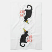 Le Chat Noir - HAPPY BIRTHDAY! Theedoek (Verticaal)