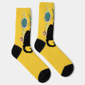 Le Chat Noir Happy New Year Party Sokken (Rechts)